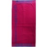 Πετσέτα θαλάσσης Logo purple-fuchsia βελουτέ 85x170cm