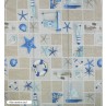 Ύφασμα ναυτικό Max marina azul loneta με το μέτρο 