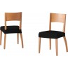 Ελαστικό κάλυμμα καρέκλας Atenas μαύρο 50x50