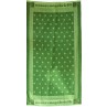 Πετσέτα θαλάσσης Poua green βελουτέ 85x170cm