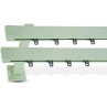 Κουρτινόξυλο διπλό by Enis PF Cap Simple 60 light green